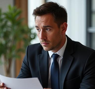 Mid-career professional preparing for job interview in Victoria